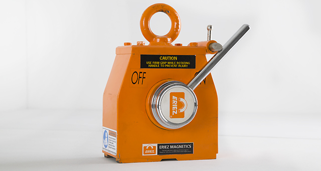 Imán Permanente de Levantamiento Safehold marca ERIEZ modelo EPL-120.